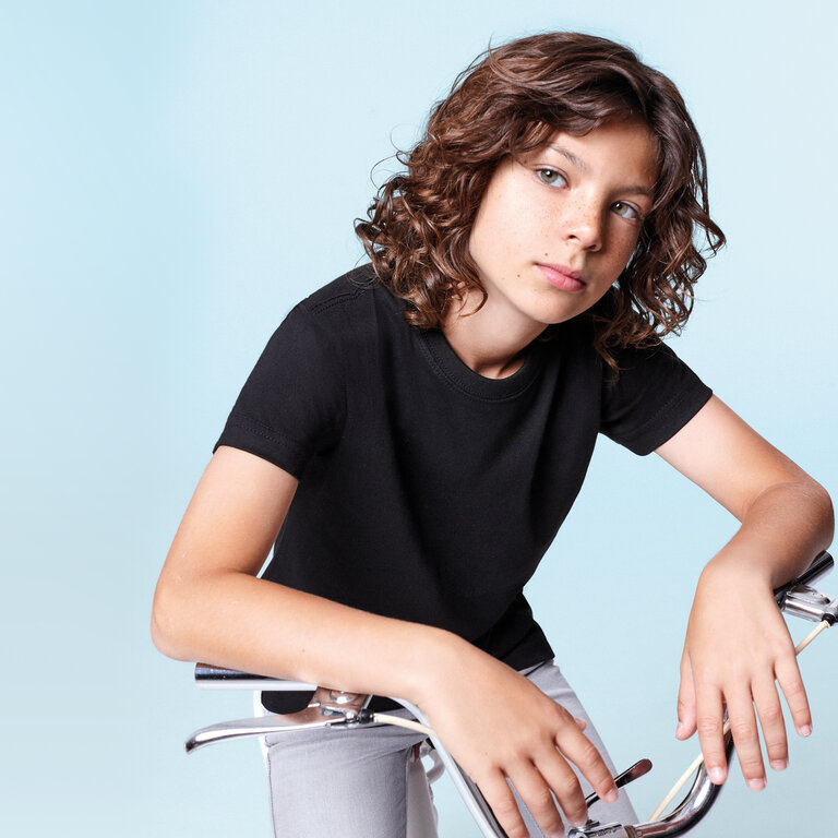 T-shirt publicitaire enfant col rond quadruple épaisseur 180 gr/m² - Saga | pandacolach - 2