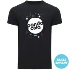 T-shirt publicitaire enfant col rond quadruple épaisseur 180 gr/m² - Saga | pandacolach - thumb - 1