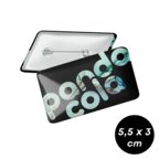 Badge personnalisé rectangulaire 5,5x3 cm - Pan | pandacola - thumb - 2