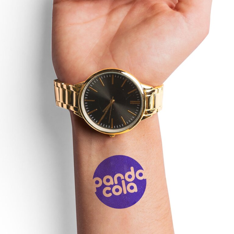 Tatouage temporaire personnalisable en quadrichromie - Coleil | pandacolach