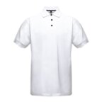 Polo personnalisable homme blanc en coton piqué à boutons colorés personnalisable 210 gr/m² - Mashou White | pandacolach - thumb - 3