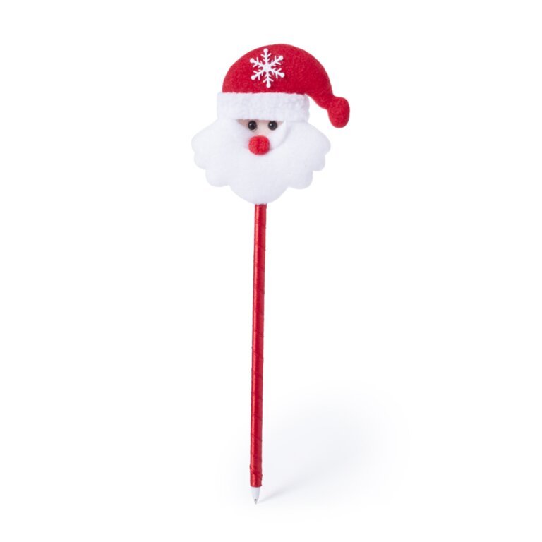 Stylo personnalisé avec têtes avec motifs de Noël - Stylausse | pandacolach