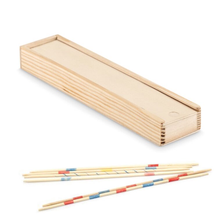 Jeu de mikado publicitaire en bois - Camido | pandacola - 1