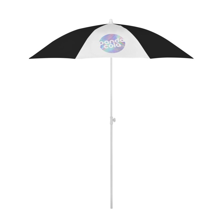 Parasol personnalisé rond en plastique pans arrondis - Bahamas round | pandacola - 2