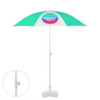 Parasol personnalisé rond en plastique pans arrondis - Bahamas round | pandacola - thumb - 1