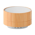 Haut-parleur publicitaire bluetooth en bambou - Sound Bamboo | pandacola - thumb