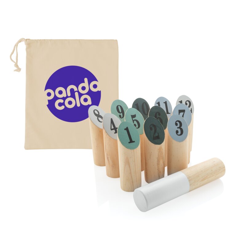 Jeu de quilles personnalisable scandinaves en bois - Suomi | pandacolach