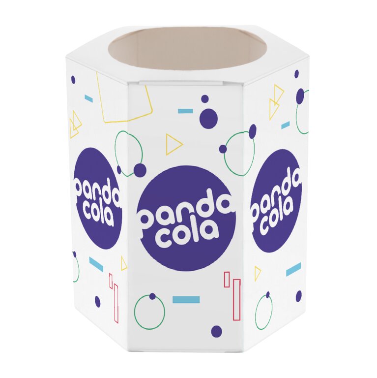 Porte stylo totalement personnalisable hexagone - Holty | pandacolach