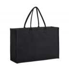 Sac personnalisable fond rigide en coton et canva 340 gr/m² - Balade Color | pandacolach - thumb - 1