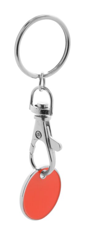 Porte-clés avec jeton en métal détachable - Euromarket | pandacolach