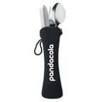 Couverts en acier inoxydable avec pochette personnalisable - Service | pandacolach - thumb - 2