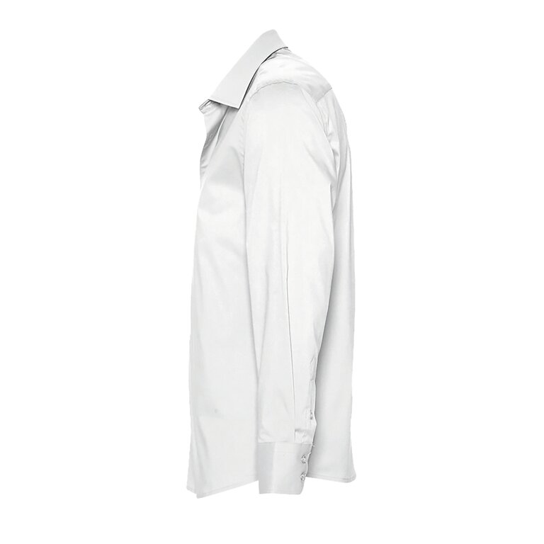 Chemise homme en stretch blanche - Louxor | pandacolach - 2