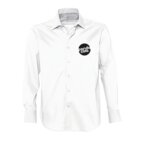 Chemise homme en stretch blanche - Louxor | pandacolach - thumb - 3