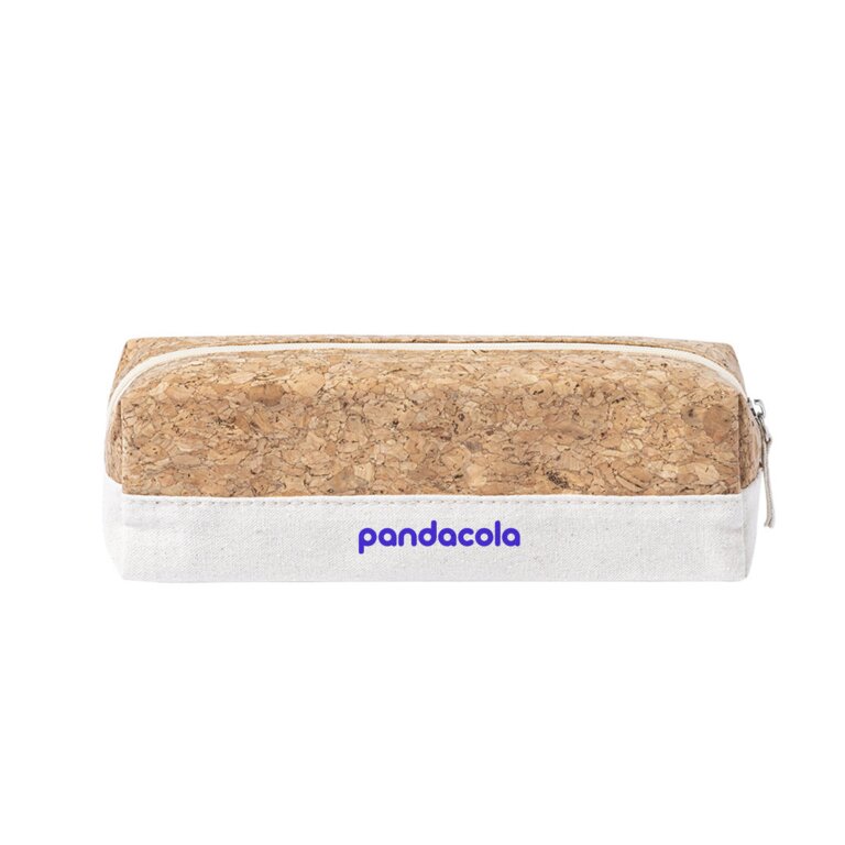 Trousse personnalisable en coton et liège - Becky | pandacolach