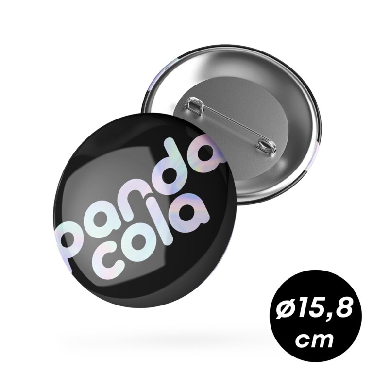 Badge personnalisé rond Ø15,8 cm - Paty | pandacola