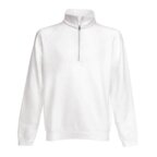 Sweat personnalisé raglan homme col zippé en coton 280 gr/m² | FRUIT OF THE LOOM® - Palaba | pandacola - thumb