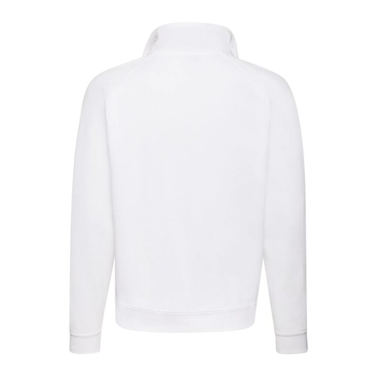 Sweat personnalisé raglan homme col zippé en coton 280 gr/m² | FRUIT OF THE LOOM® - Palaba | pandacola - 1