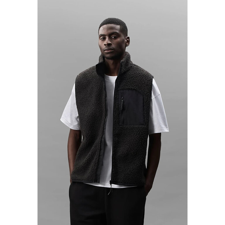 Bodywarmer personnalisé unisexe en polyester recyclé 440T - Fury Bw | pandacola