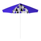 Parasol promotionnel octogonal ouverture par bouton et lambrequin pans plats - Canaries | pandacola - thumb - 3