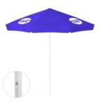 Parasol promotionnel octogonal ouverture par bouton et lambrequin pans plats - Canaries | pandacolach - thumb - 2