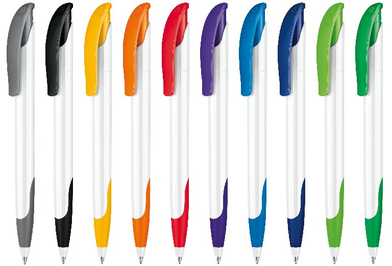 Stylo à bille rétractable personnalisé - Challenger Basic Grip | Senator® | pandacola - 2