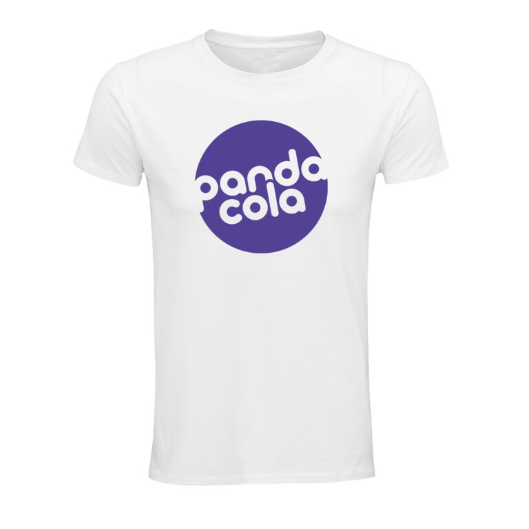 Tee-shirt personnalisable blanc à col rond 100% en coton bio 140 gr/m² - Epic | pandacola