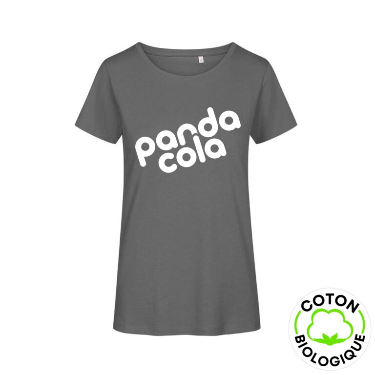 T-shirt femme en coton organique 180 gr/m² personnalisable | PROMODORO® - Pauline Couleur | pandacolach