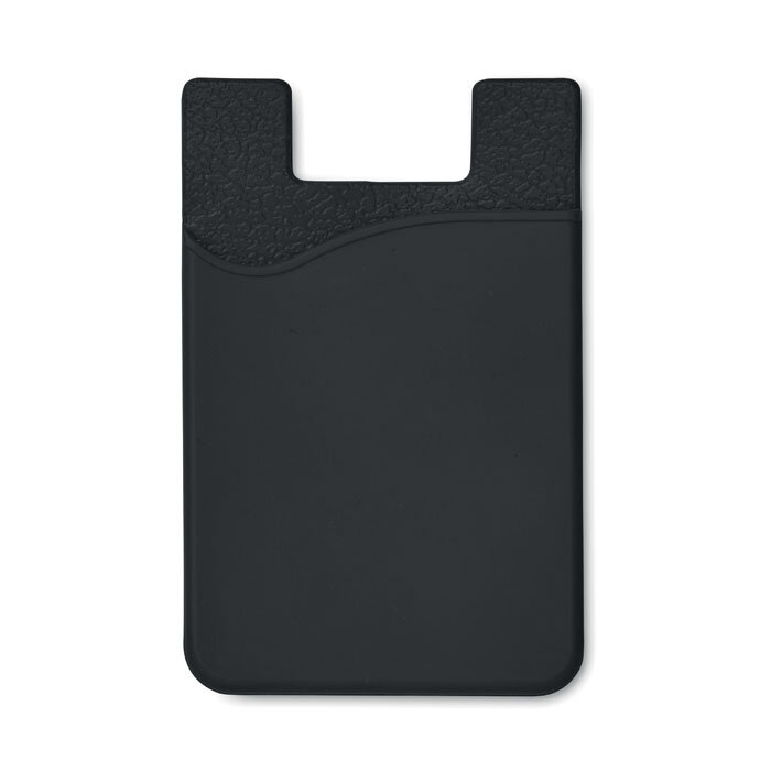 Porte-cartes publicitaire silicone à fixer sur smartphone - Silicard | pandacolach