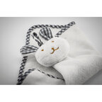 Doudou personnalisé lapin pour bébé avec corps serviette 180 gr/m² - Hug Me | pandacola - thumb - 2