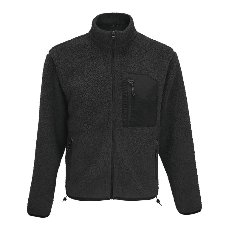 Veste personnalisable mixte zippée en polyester recyclé 440T - Fury | pandacolach