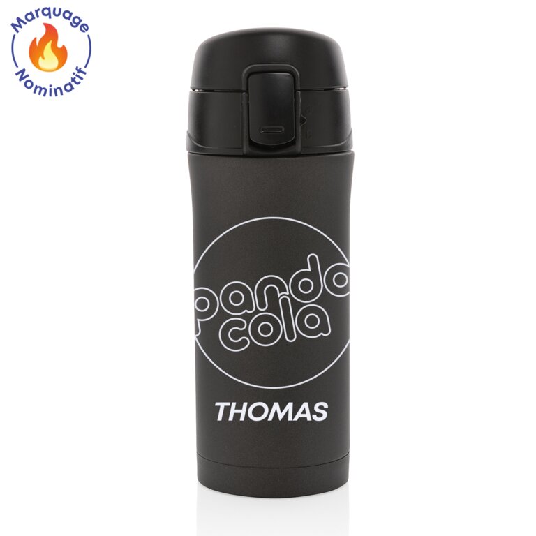 Mug personnalisable à verrouillage facile personnalisation avec votre prénom  300 ml - Clindy Own | pandacola