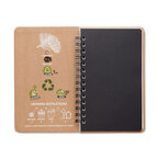 Carnet en papier FSC personnalisable 144 pages lignées avec graines de plantation à l'intérieur - Grownotebook | pandacola - thumb