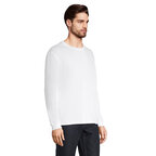 T-shirt personnalisable unisexe blanc en coton bio manches longues 175 gr/m² - Pioneer Lsl | pandacola - thumb - 1