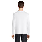T-shirt personnalisable unisexe blanc en coton bio manches longues 175 gr/m² - Pioneer Lsl | pandacola - thumb - 2