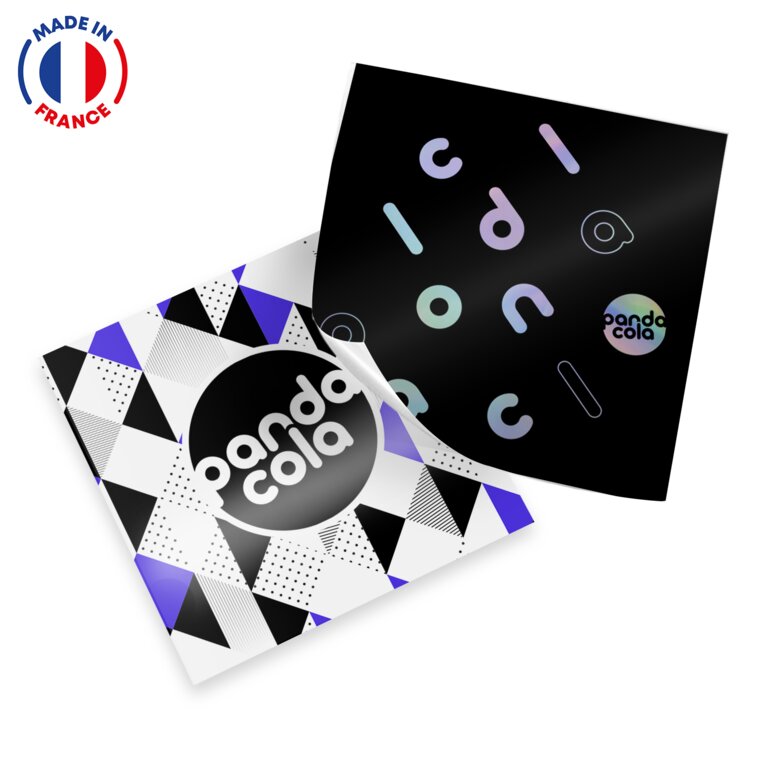 Sticker personnalisable carré 5x5 cm - Lupa | pandacola