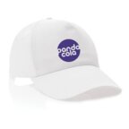 Casquette publicitaire 5 panneaux coton recyclé 280 gr/m² - Nairobi | Impact | pandacolach - thumb - 3