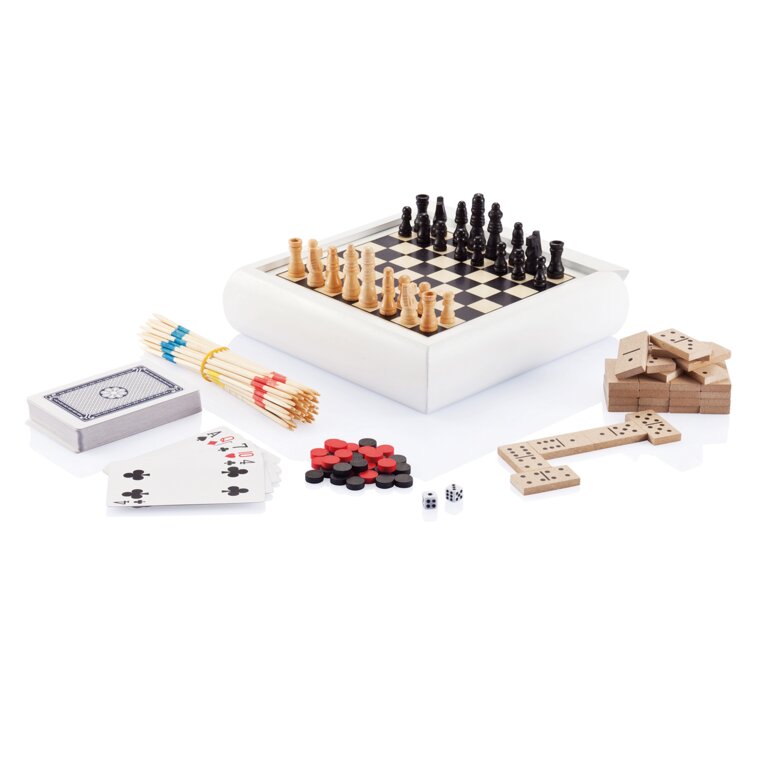Set de 5 jeux personnalisable en bois - Breyne | pandacolach
