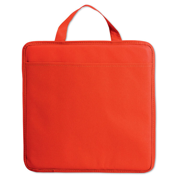 Coussin de stade publicitaire en non-tissé avec poche arrière - Enjow | pandacolach