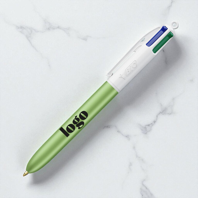 Stylo bille 4 couleurs publicitaire BIC® - 4 Couleurs Glacé | pandacolach