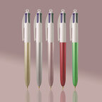 Stylo bille 4 couleurs publicitaire BIC® - 4 Couleurs Glacé | pandacola - thumb - 3