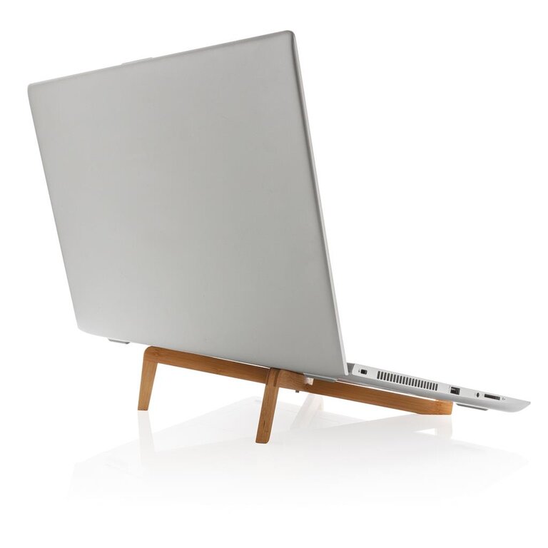 Support pour tablette et ordinateur en bambou personnalisable - Thane | pandacolach