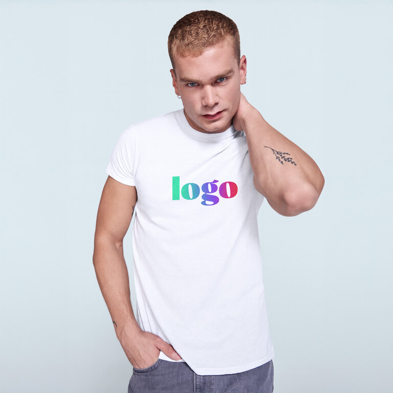 T-shirt publicitaire blanc mixte à manches courtes 150 gr/m² - Nagano 150 | pandacola