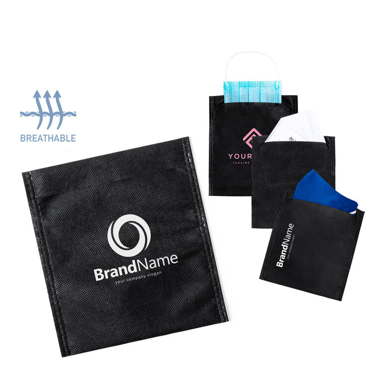 Pochette personnalisable pour masque en tissu lavable - Yator | pandacolach