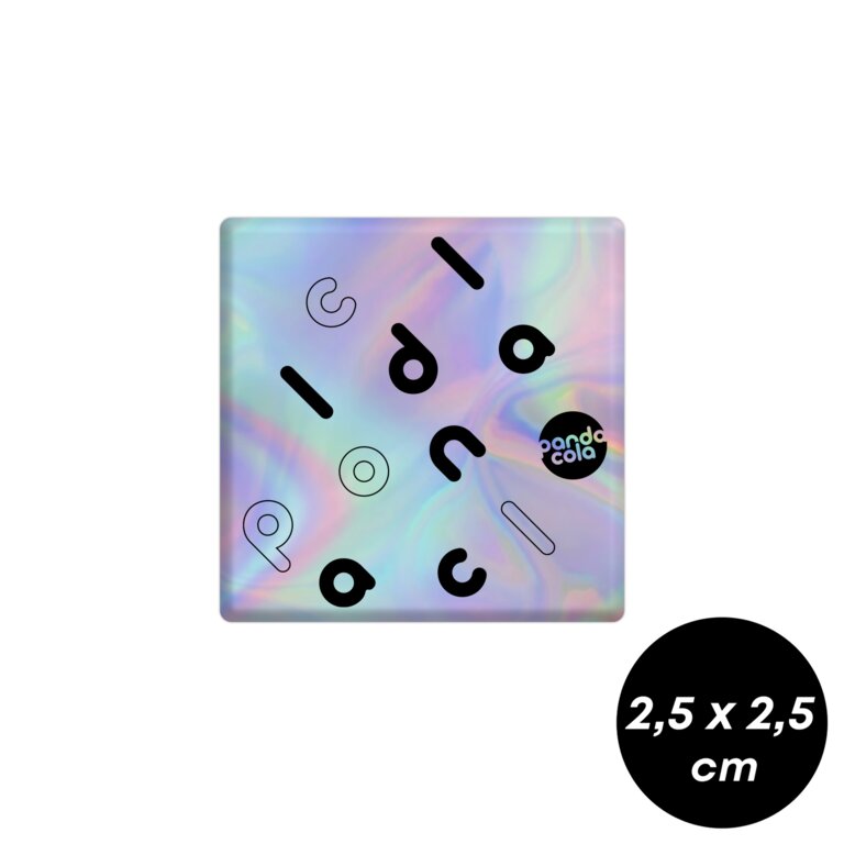 Magnet publicitaire carré 2,5x2,5 cm- Skol | pandacolach