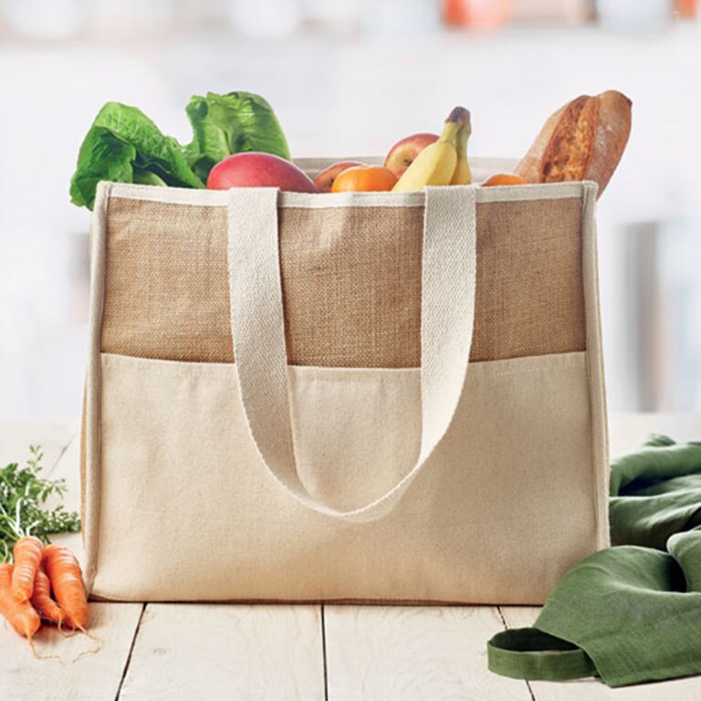 Sac réfrigérant publicitaire en jute - Refwadi | pandacolach - 4