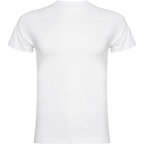 T-shirt publicitaire blanc mixte à col rond quadruple épaisseur 180 gr/m² - Saga | pandacola - thumb