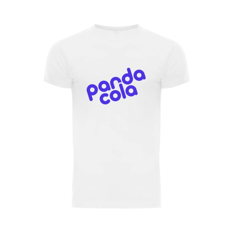 T-shirt publicitaire blanc mixte à col rond quadruple épaisseur 180 gr/m² - Saga | pandacolach