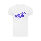 T-shirt publicitaire blanc mixte à col rond quadruple épaisseur 180 gr/m² - Saga | pandacolach - thumb - 1