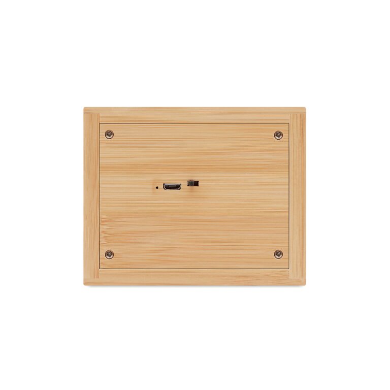 Haut-parleur sans fil publicitaire 3W en bambou - Sonita | pandacolach - 2