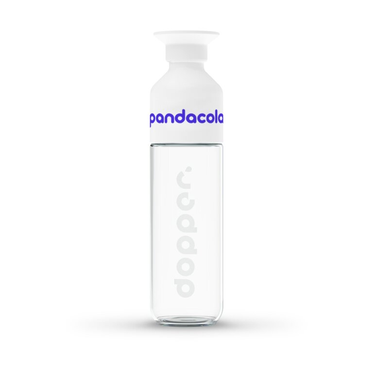 Gourde personnalisable en verre borosilicate 400 ml | DOPPER® - Ligtu | pandacolach